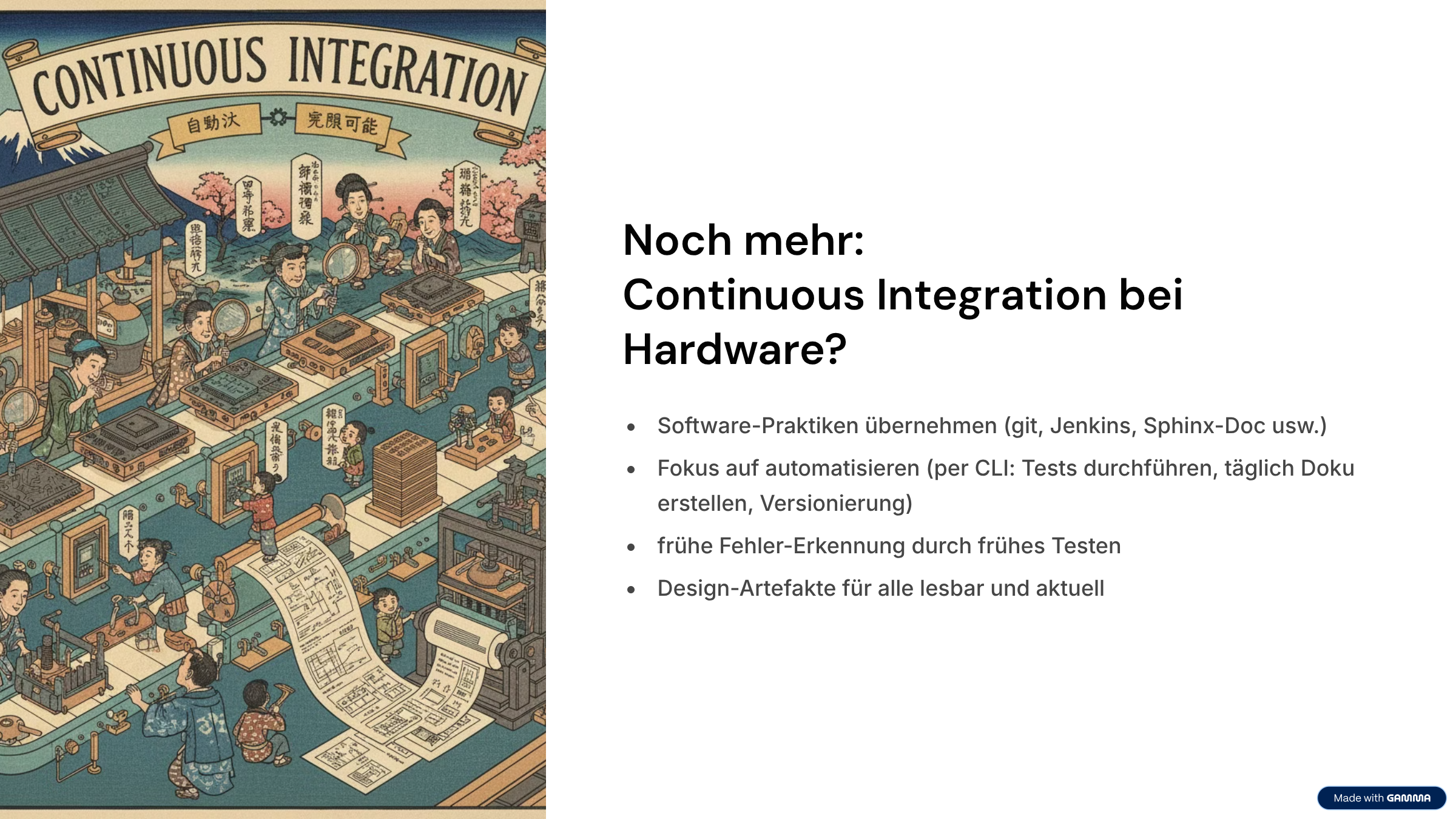 Noch mehr Tipps für agile Hardware-Entwicklung: continous integration versuchen