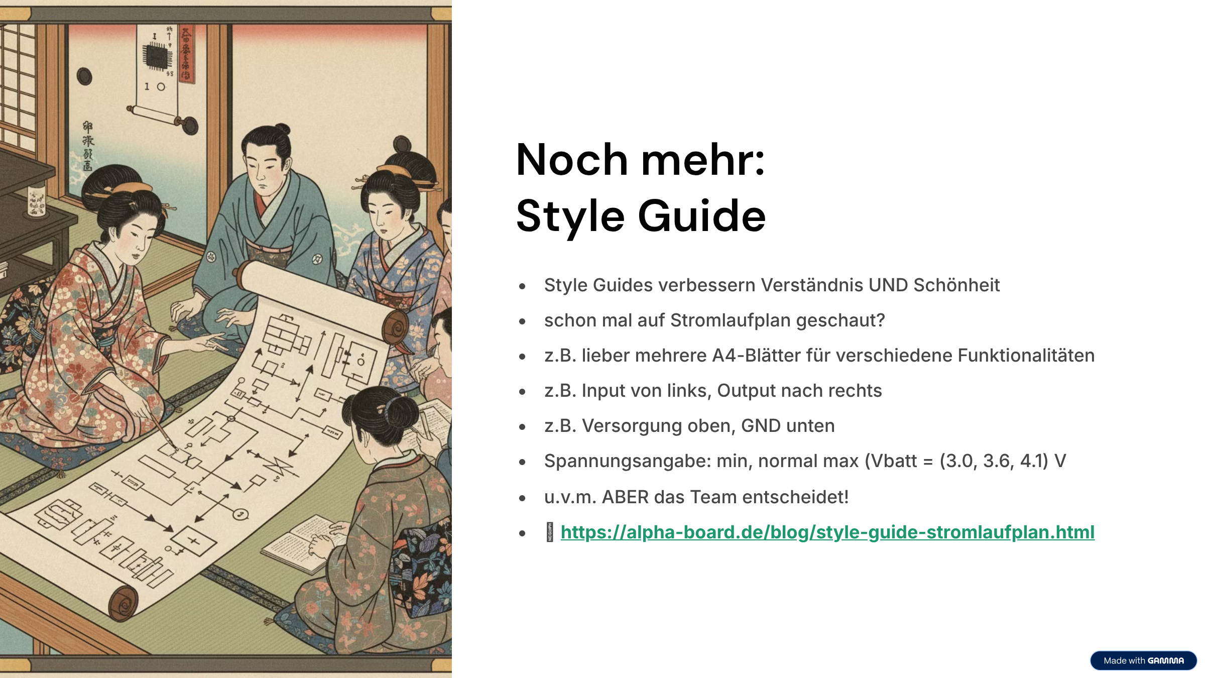 Style Guide für Stromlaufplan für mehr Verständnis im Team