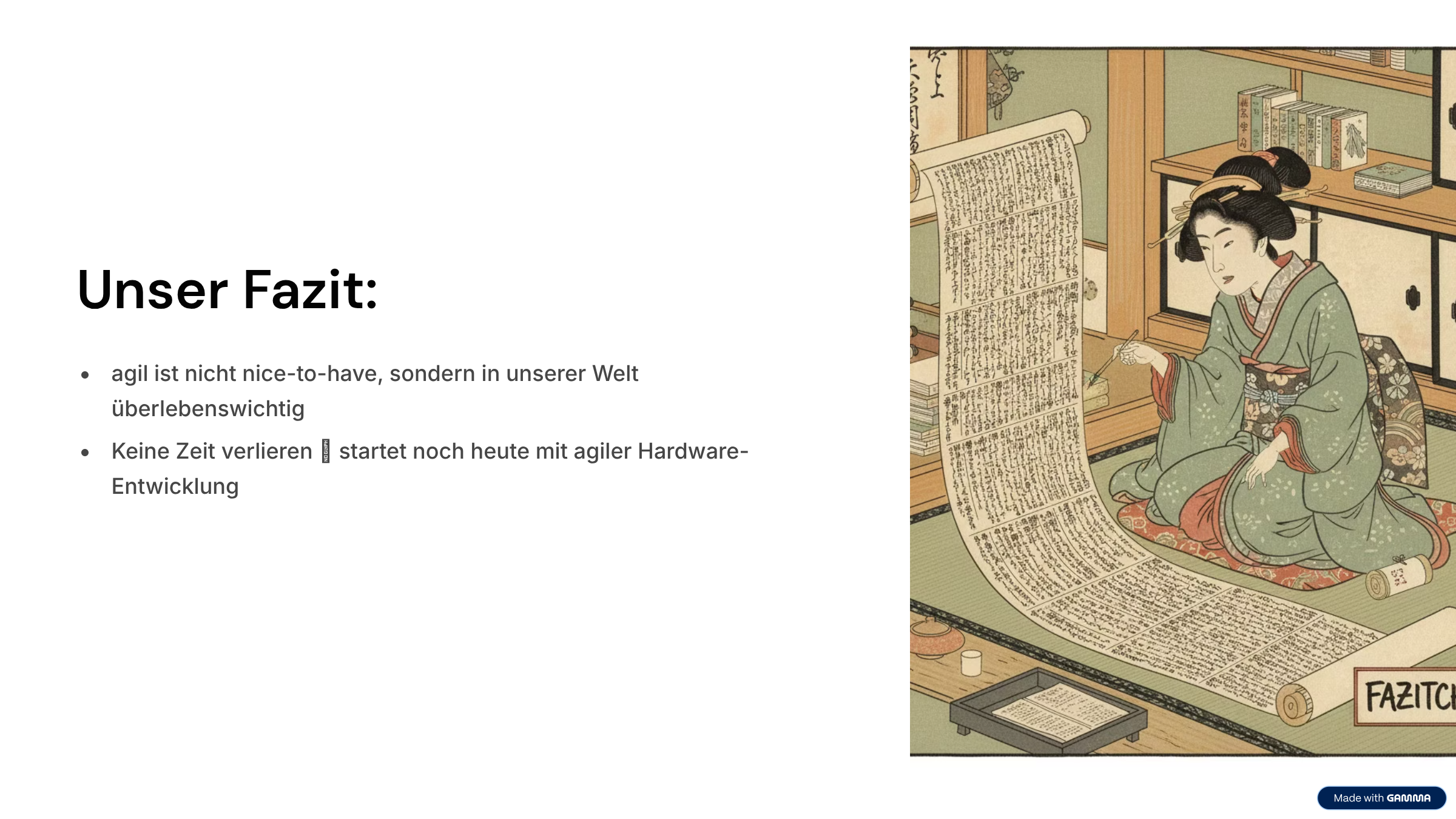 agile Hardware-Entwicklung ist nicht nice-to-have, sondern überlebenswichtig